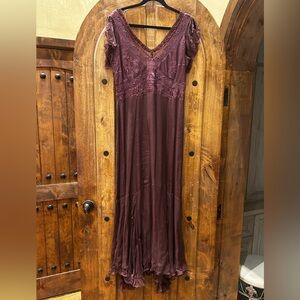 Victorian Trading Company “Hopeless Romantic” gorgeous burgundy dress.